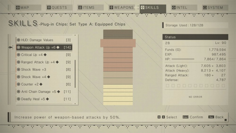 an example set of plug-in chips