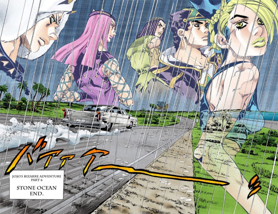 Stone Ocean ending panel