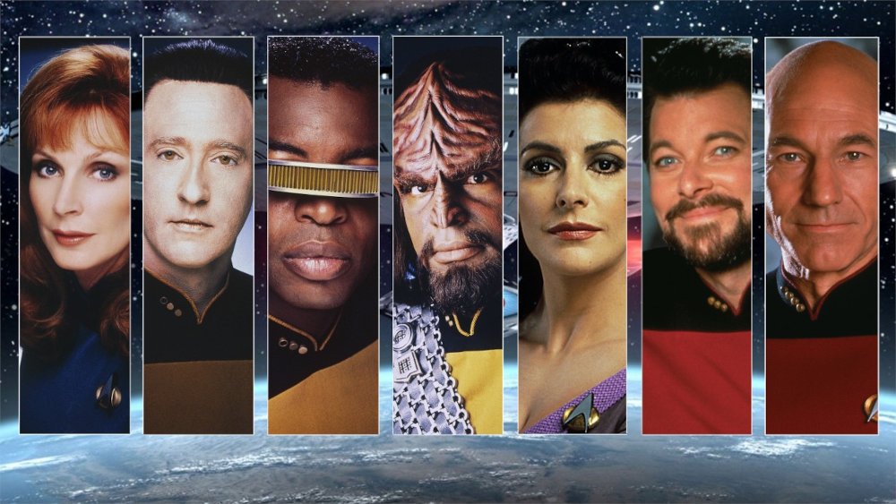 picture of the core Enterprise-D crew