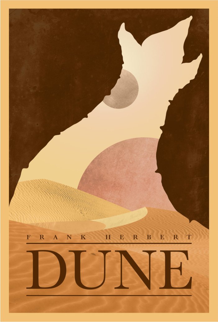 One of the original book covers of Dune