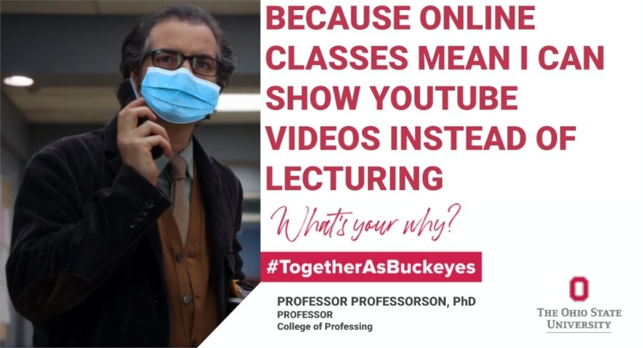 because I can show Youtube videos instead of lecturing