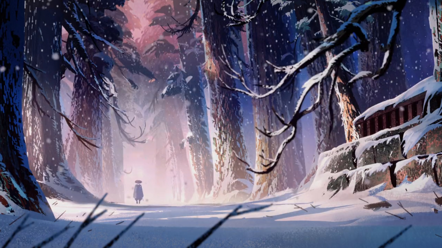 Mizu walking alone