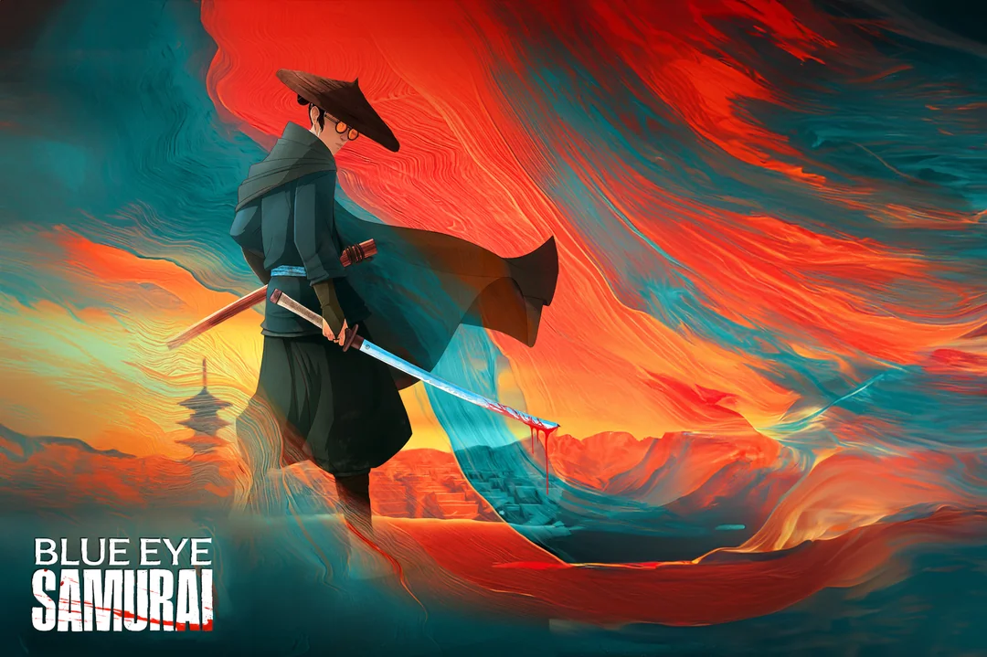 A Blue Eye Samurai poster